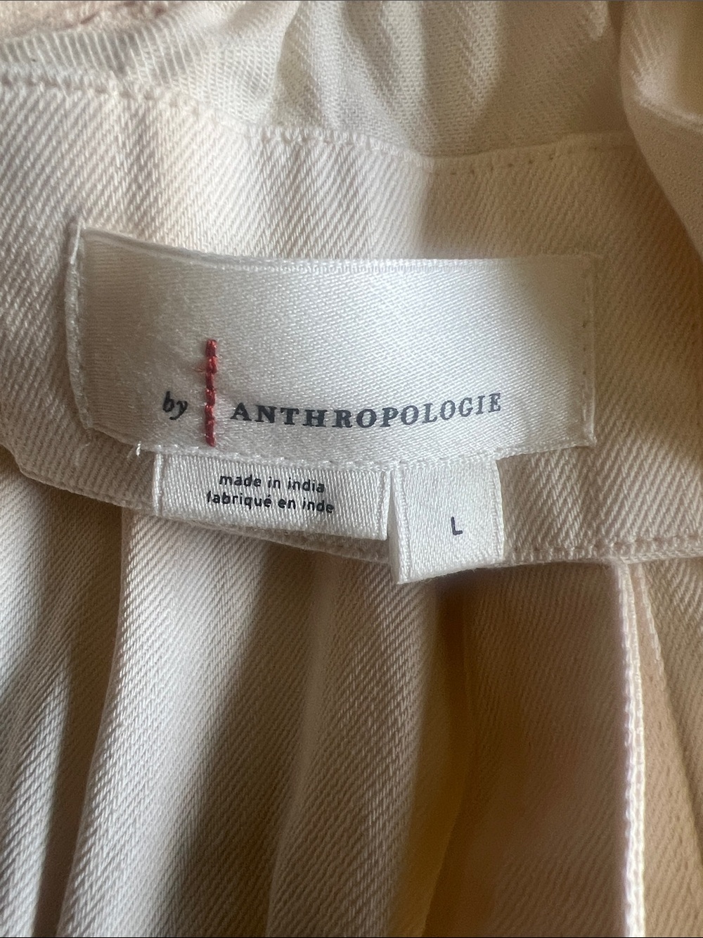 Anthropologie Somerset Mini Cream Dress - Picture 3 of 3